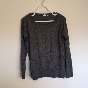 GAP Gray Boat Neck Sweater